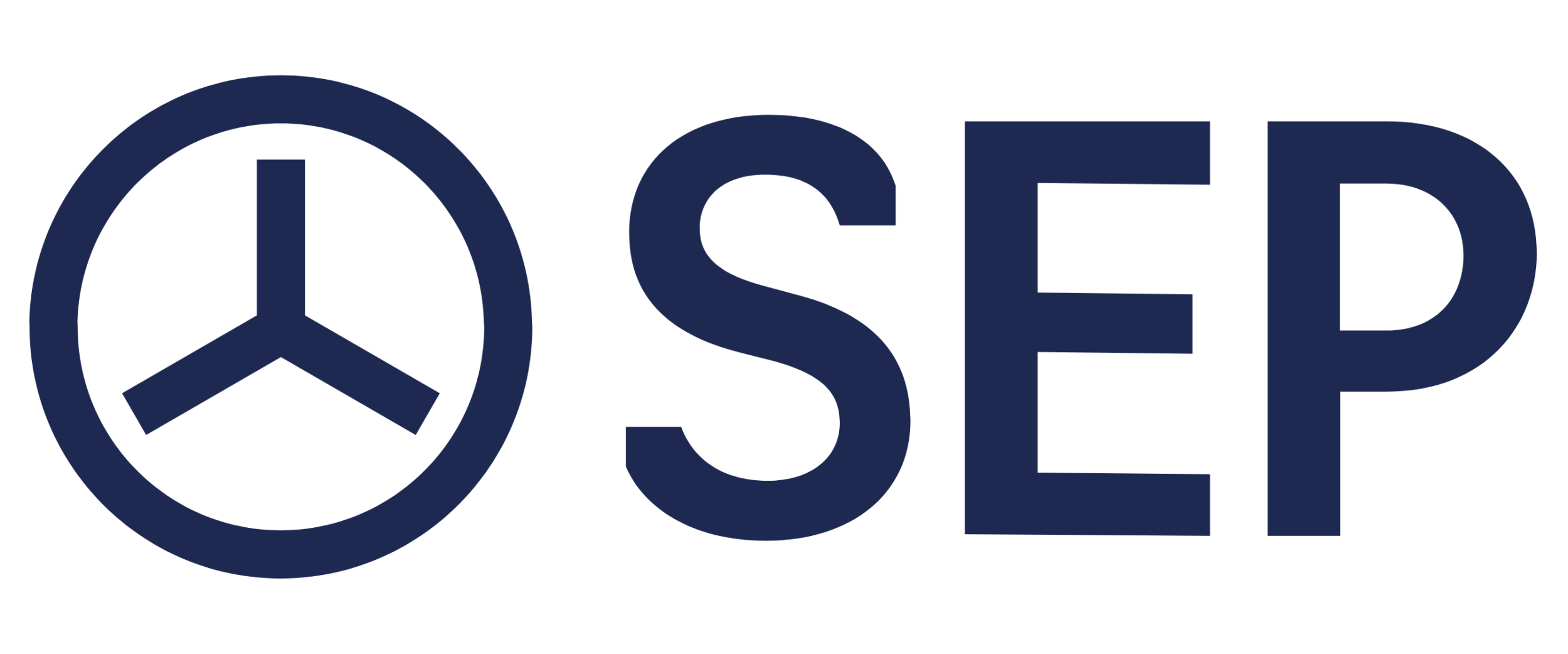 logotipo azul marino